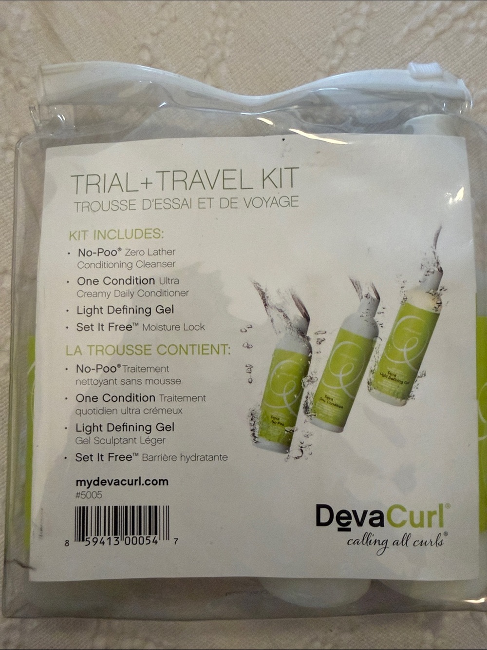 DevaCurl Trial + Travel Kit
